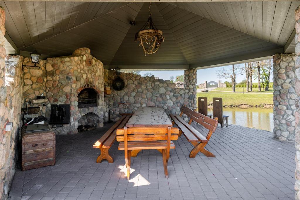Reketijos Dvaras Villa Reketija Bagian luar foto